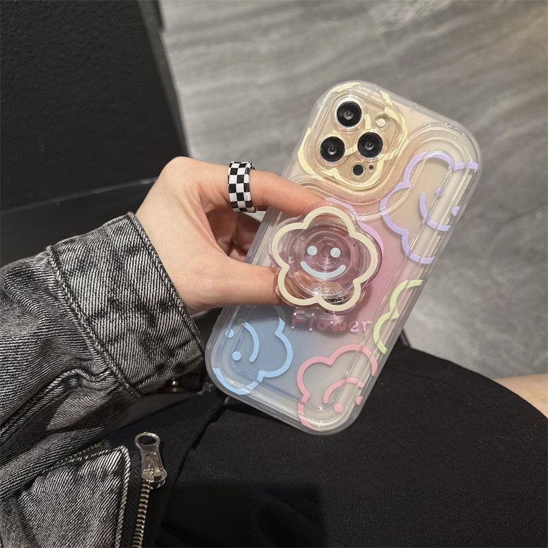 Halo cas de téléphone de fleur de soleil teinte de soleil