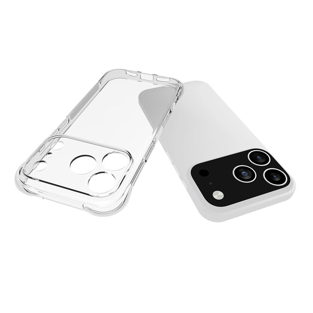 Boîtier de téléphone à quatre corners transparent TPU résistant à la chute