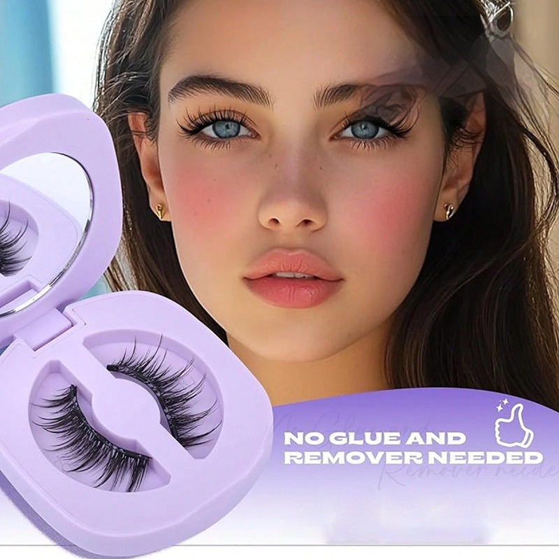 Faux cils magnétiques naturels sans colle