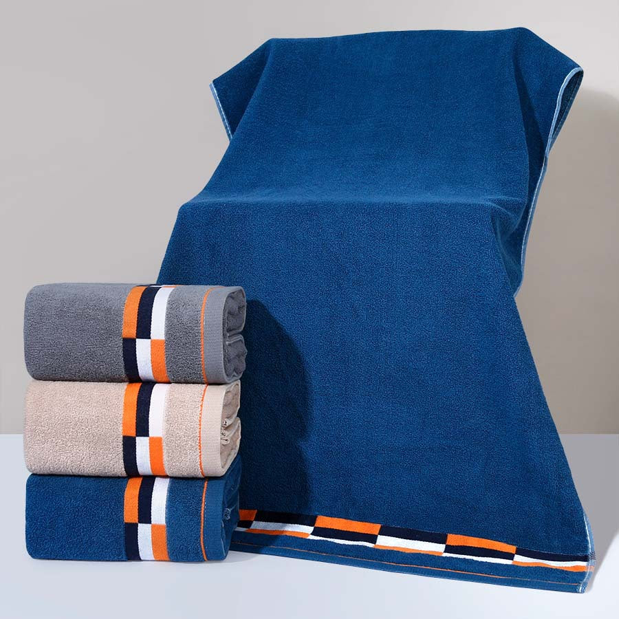Serviette de bain surdimensionnée tout coton