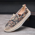 Chaussures Casual Fisherman brodées avec des motifs floraux