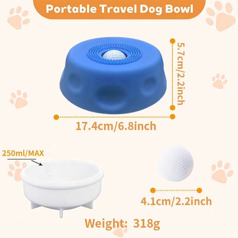 Pet Liquid Non-Slip Bone Broth Dog Licking Bowl