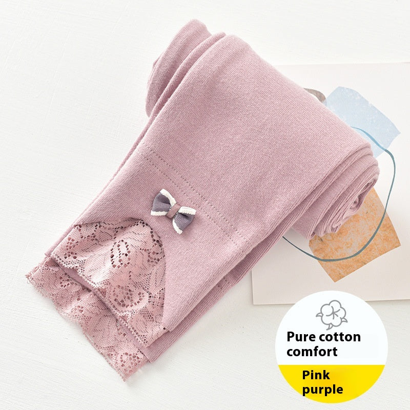 Leggings en coton porter des pantalons fille