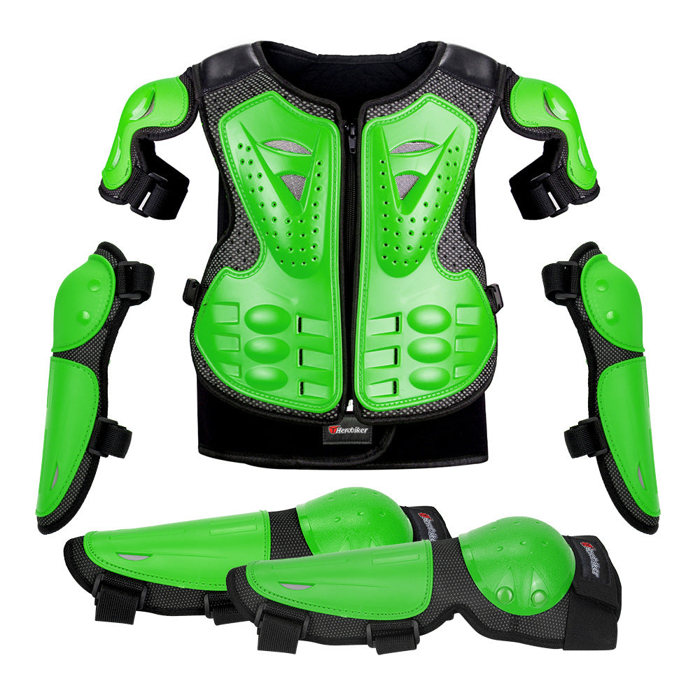 Jeu de cinq pièces de blindage pour enfants de moto