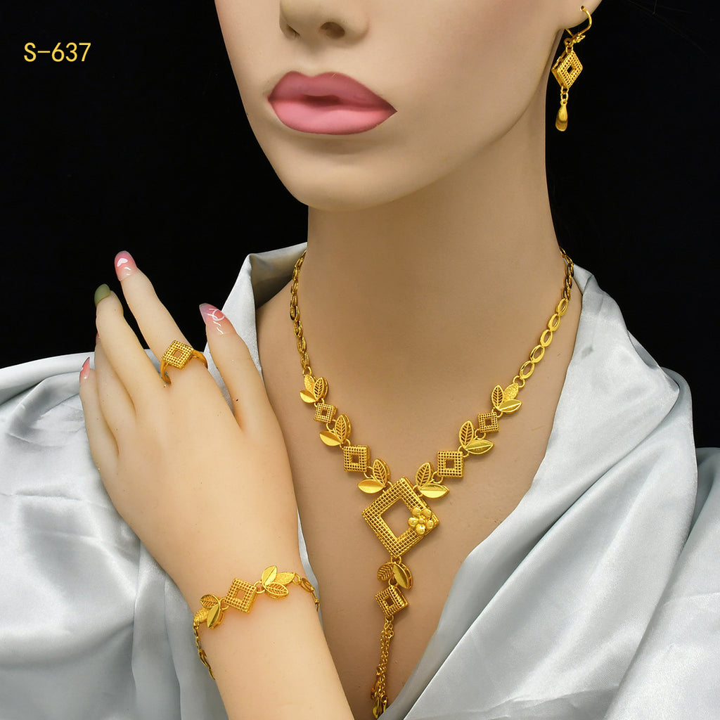 Bijoux pour femmes 24K plaqué or arabe