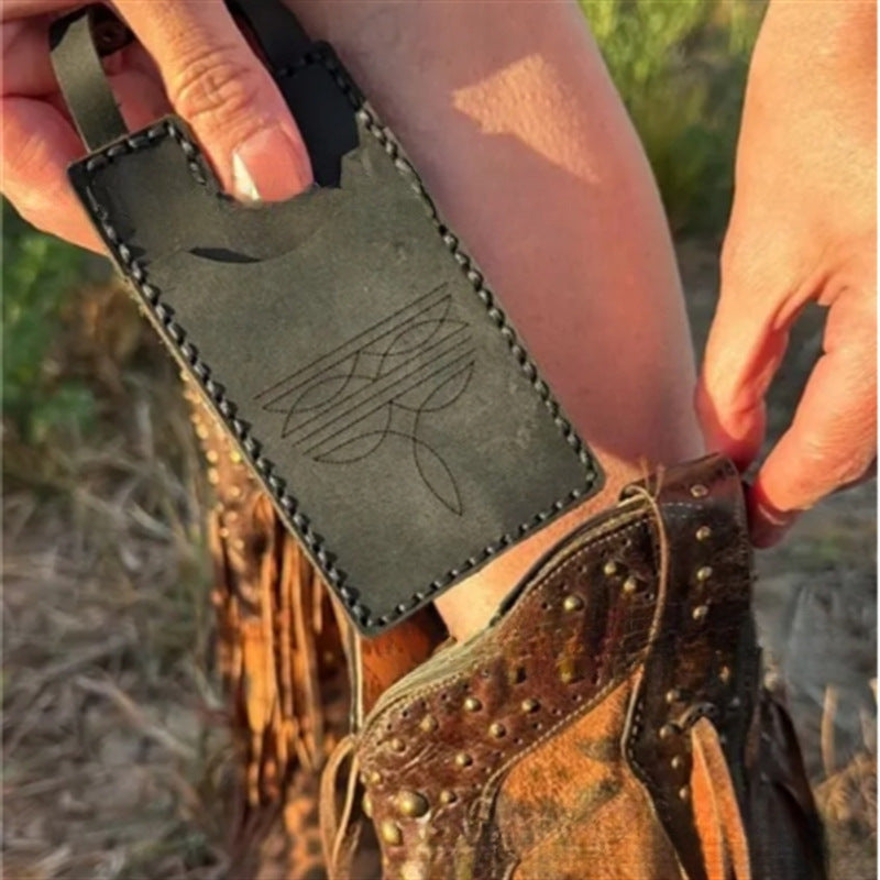 Portefeuille de boot Western avec strap Snap