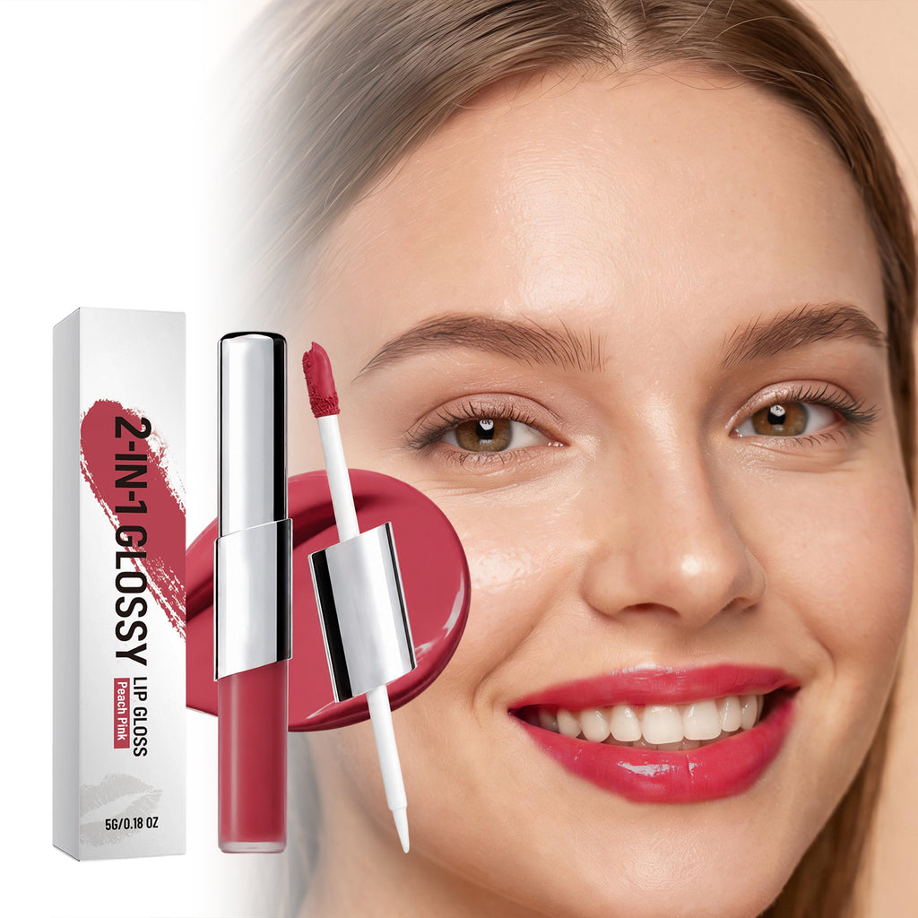 2-en-1 Gloss brillant à lèvres longue durée 5g