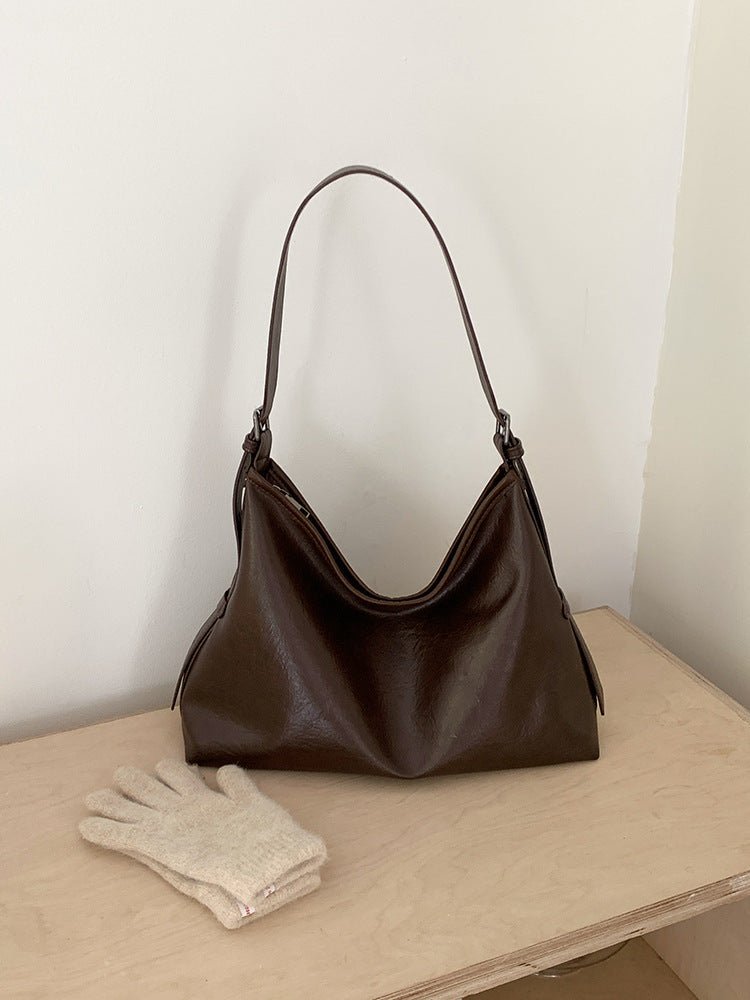 Sac transversal en cuir souple élégant
