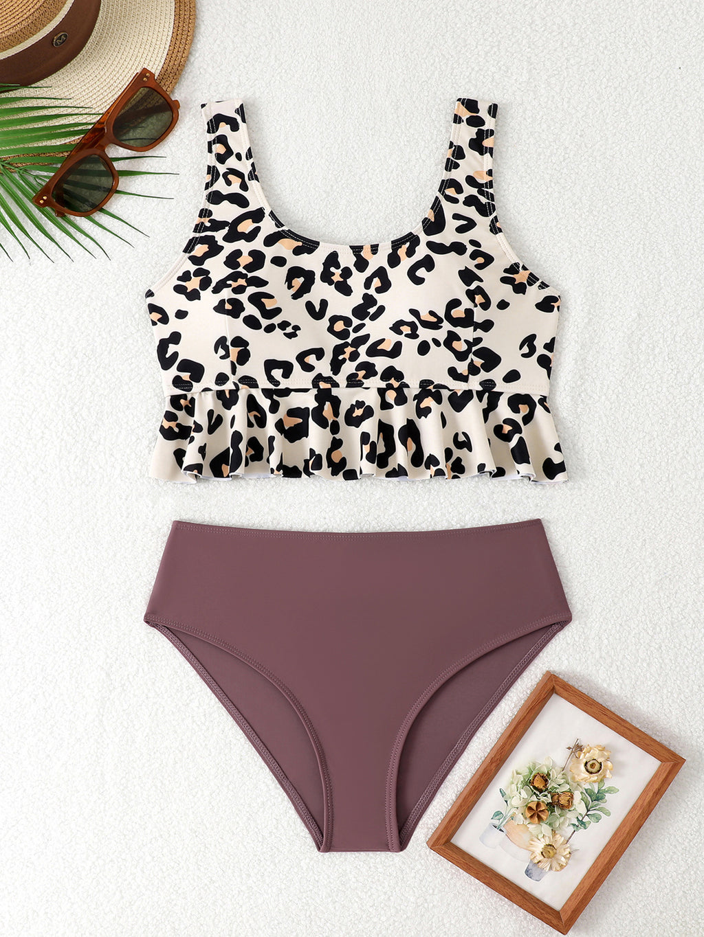 Lady's Beach Sexy Leopard Imprimer Bikini