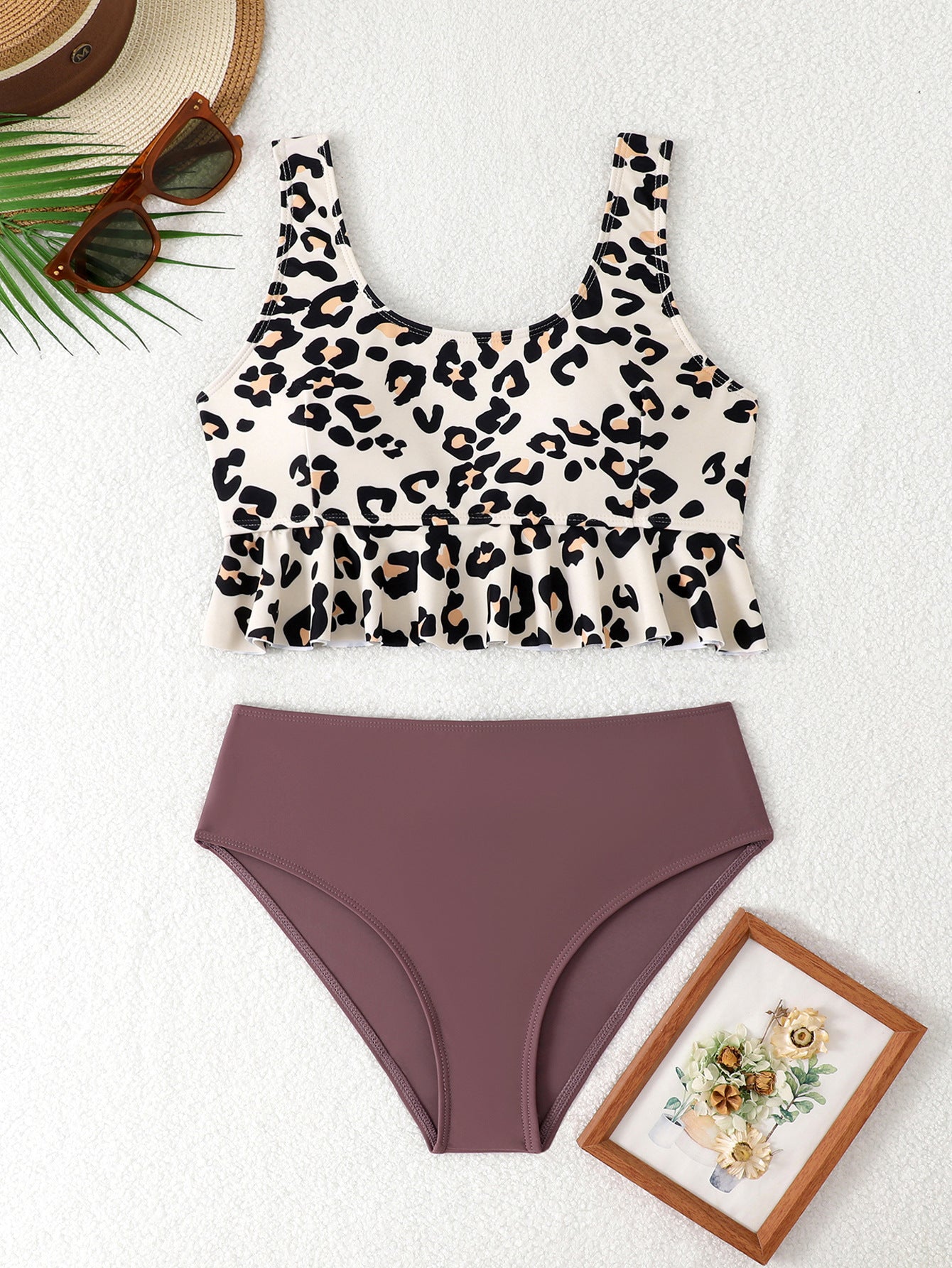 Lady's Beach Sexy Leopard Imprimer Bikini