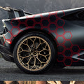 Stickers Corps de Voiture Reflective Hexagon