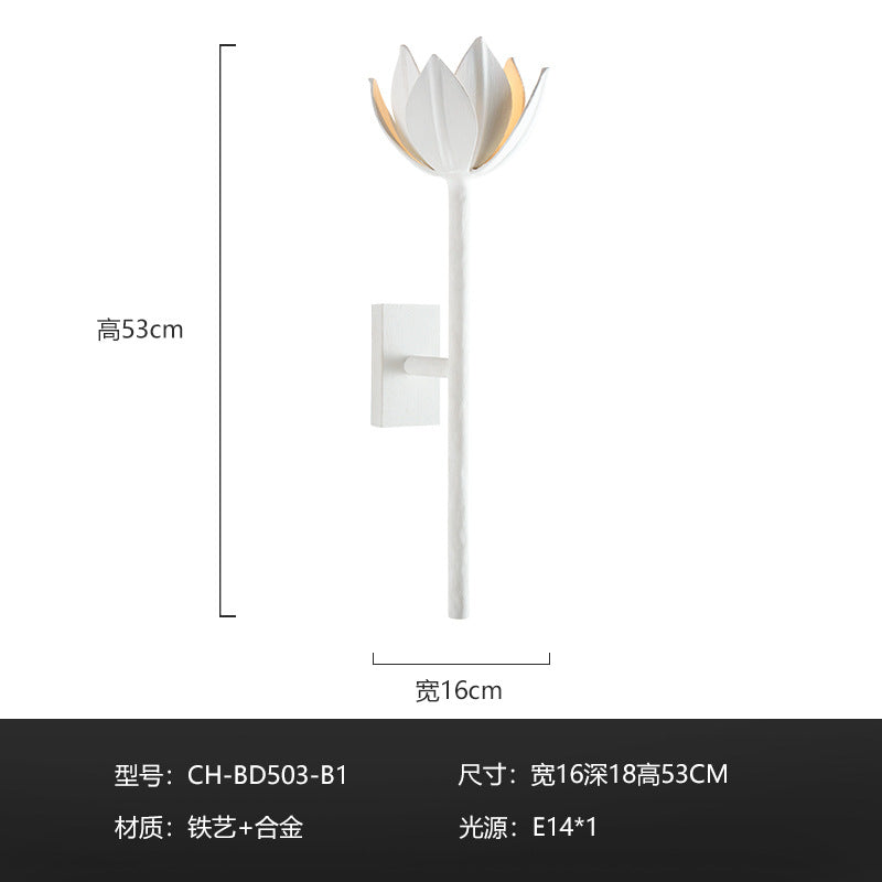 Lampe murale moderne à étrier souple