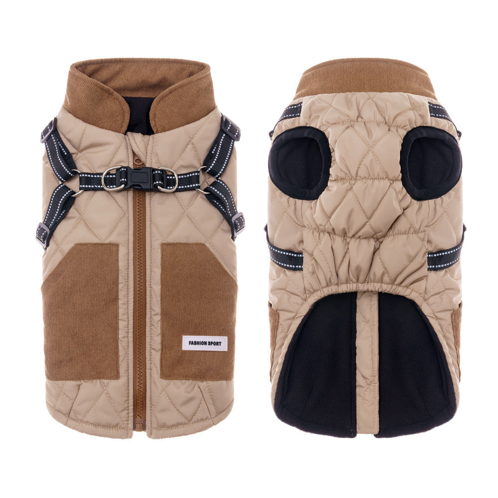 L'automne et l'hiver vêtements de chien petit chien imperméable chaud épais