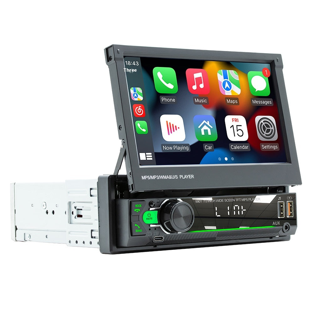 Lecteur Bluetooth à écran télescopique de 7 pouces