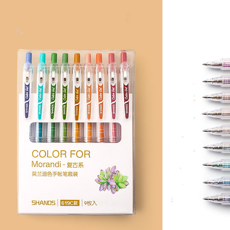 Set de stylo en gel de couleur Morandi