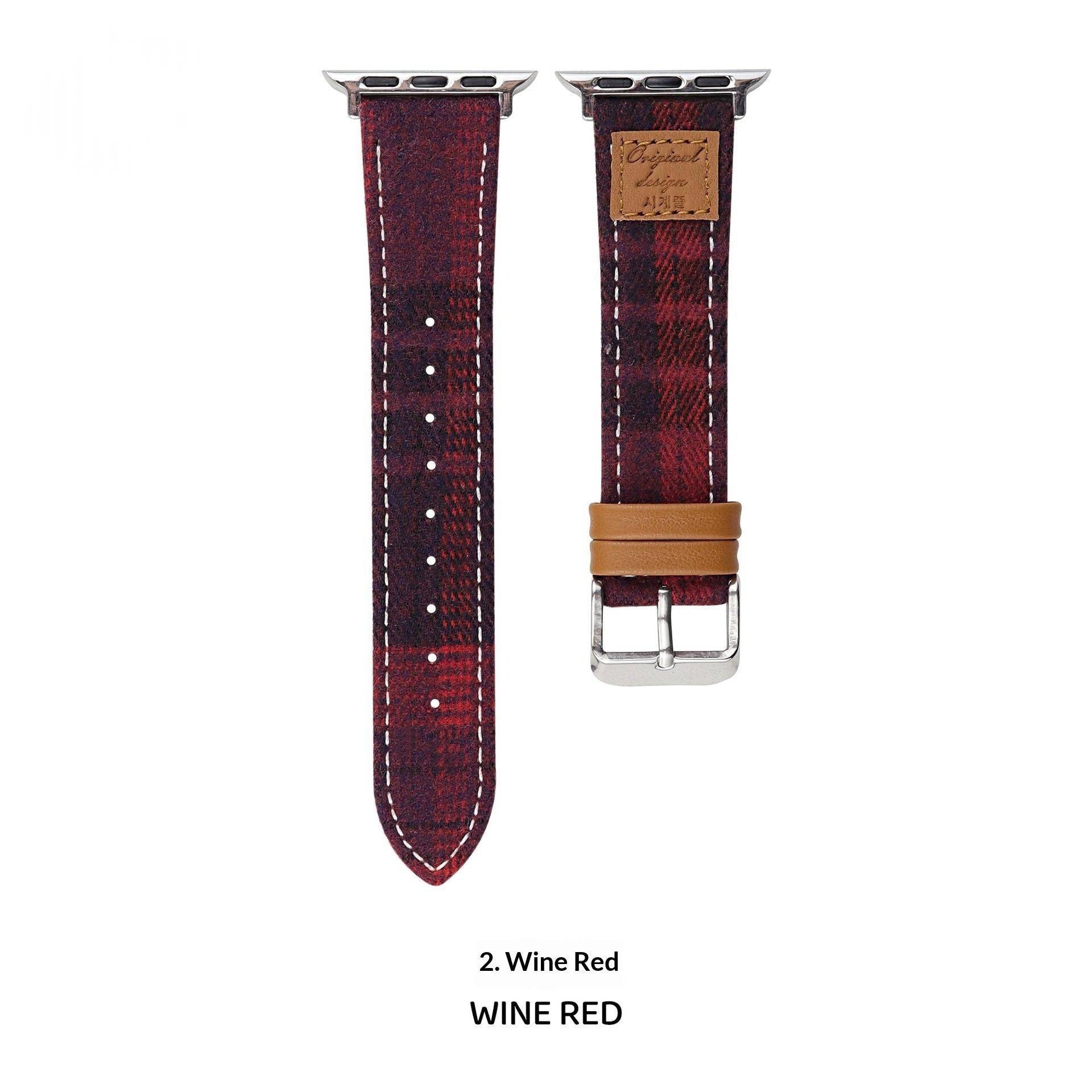 Bracelet créatif automnehiver Woolen Heat-transfer Montres en cuir