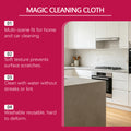 Vêtements de nettoyage magiques pour la cuisine en verre ménager et voitures