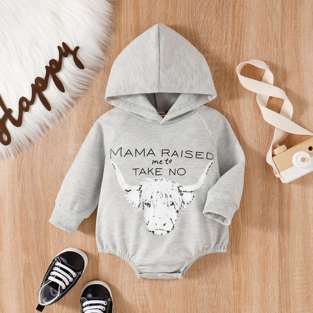 Long Sleeved Cartoon Letter Imprimer Hoodie Top Chez les enfants Loisirs Hoodie