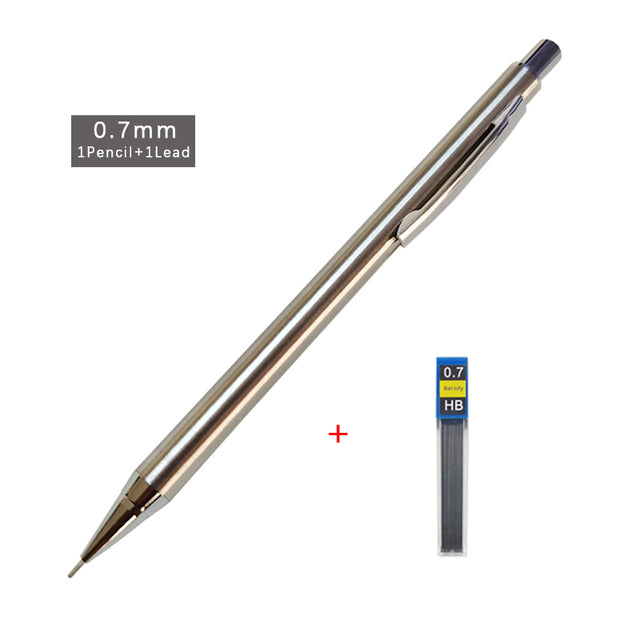 Fournitures d'écriture de l'école de crayon automatique en métal