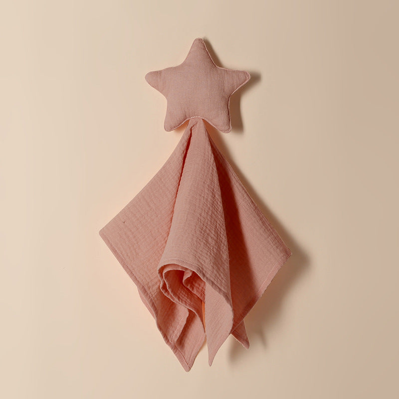 Serviette époustouflante en coton Gauze-1 an bébé Coax Nap Sleep Hand Puppet