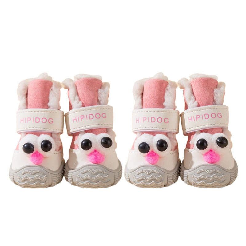 Chaussures d'automne et de chien d'hiver