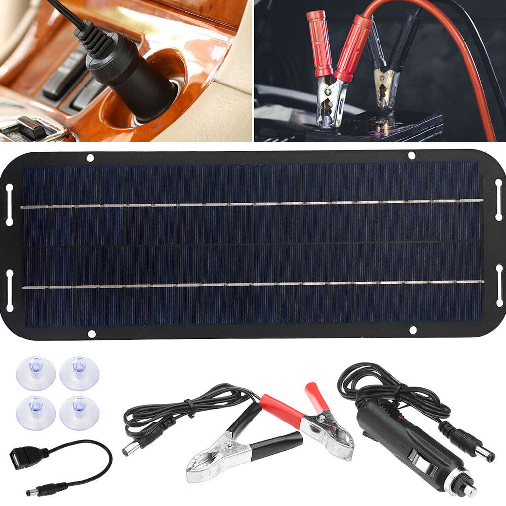 30W Solar Panel Kit Chargeur de batterie Trickle 12Volt DC pour voiture Van Caravan Boat