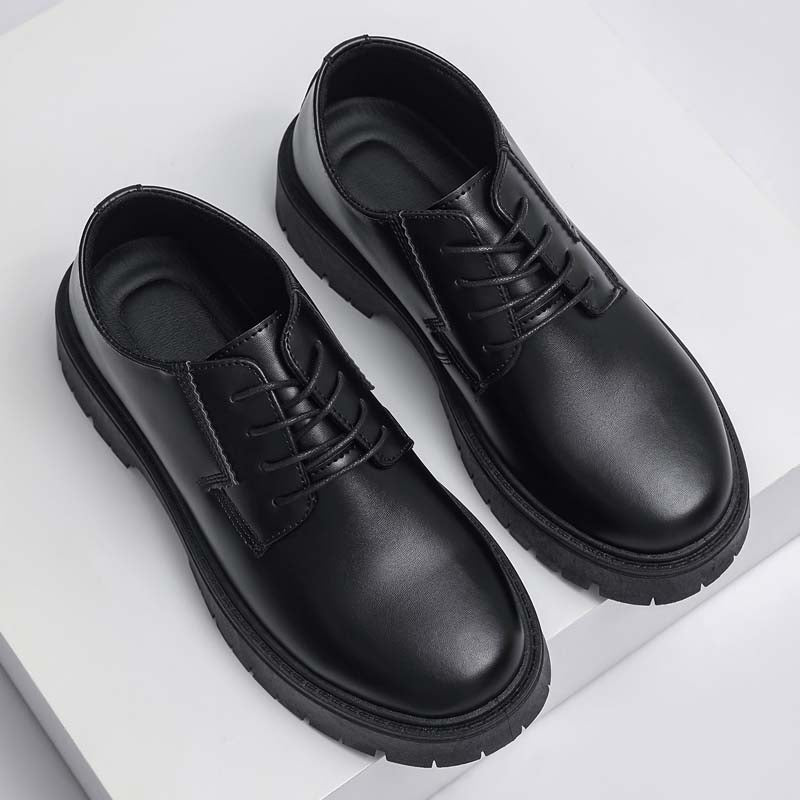 Men's Summer Breathable Height Increasing Derby Shoes