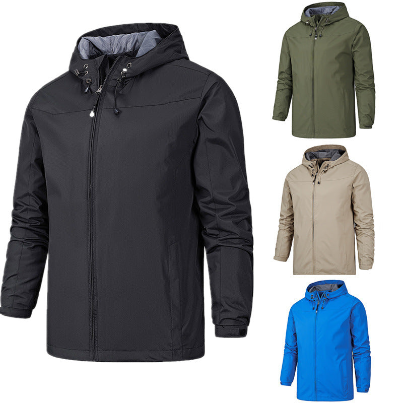 Outdoor Windproof et imperméable Veste d'alpinisme toute saison pour hommes