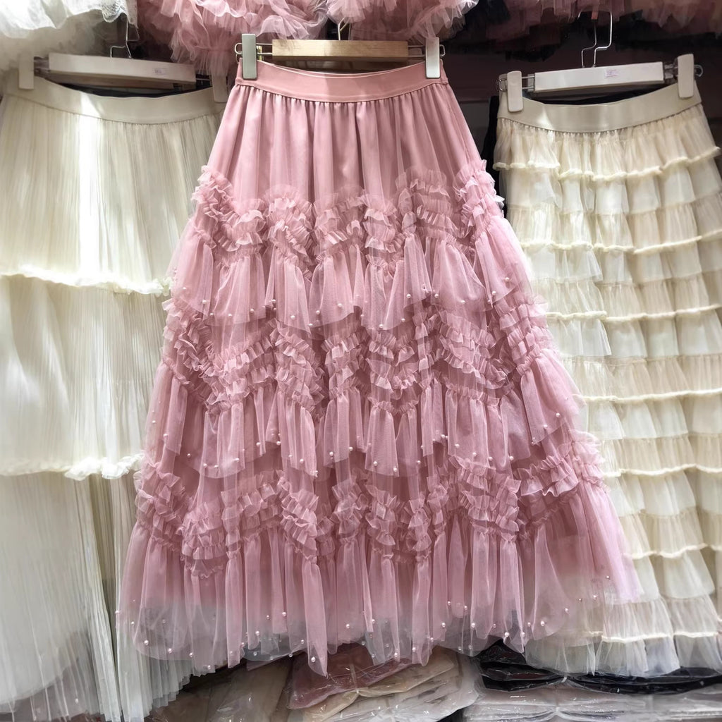 Robe de Maxi à trois niveaux pour femmes