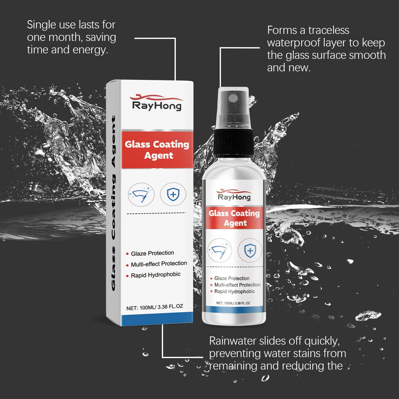 Vaporisateur de revêtement en verre de voiture RAYHONG