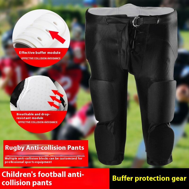 Pantalon d'entraînement anticollision de rugby de hockey pour hommes