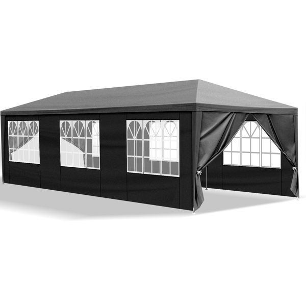 Tente extérieure de 10'x30' avec 8 parois latérales amovibles