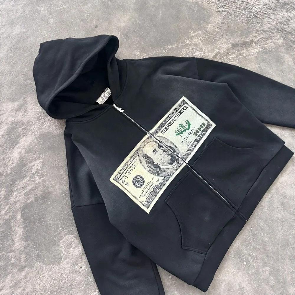 Hommes et femmes Punk gothique Hip-hop Veste Hoodie