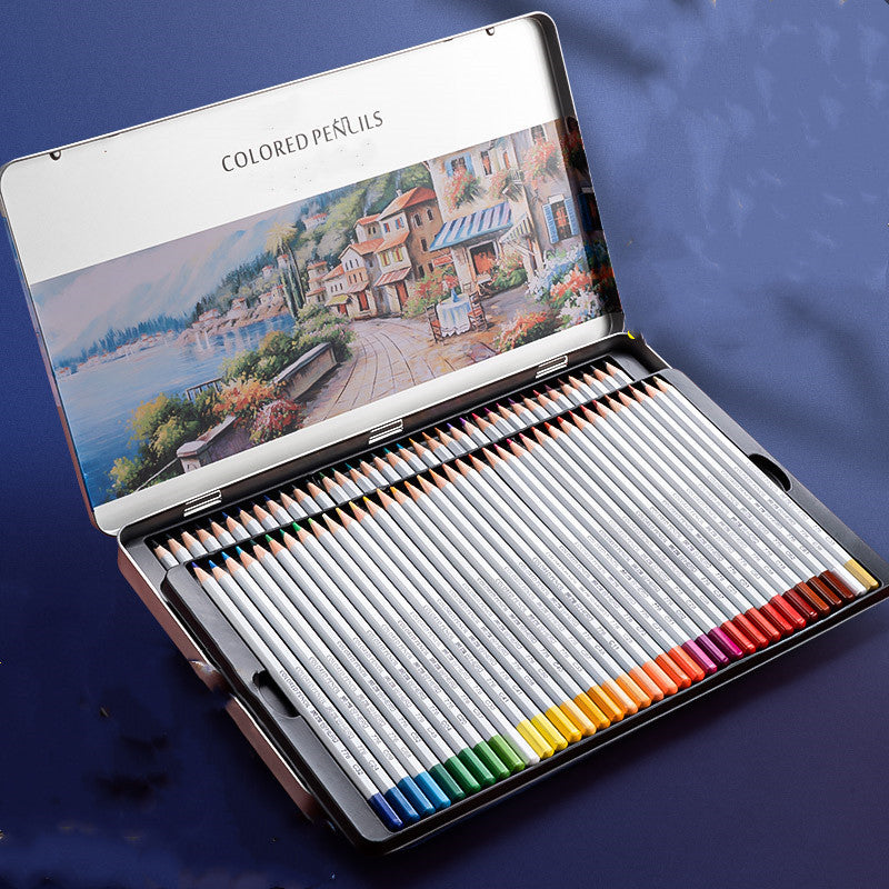 Ensemble de dessin de crayon couleur à base d'huile soluble dans l'eau
