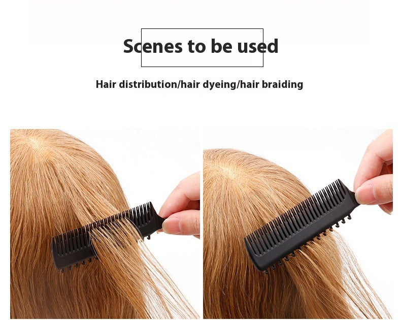 Huile Tête Cheveux Salon Barber Boutique Coiffure Pointée Tail en plastique avec peigne à teinture crochet