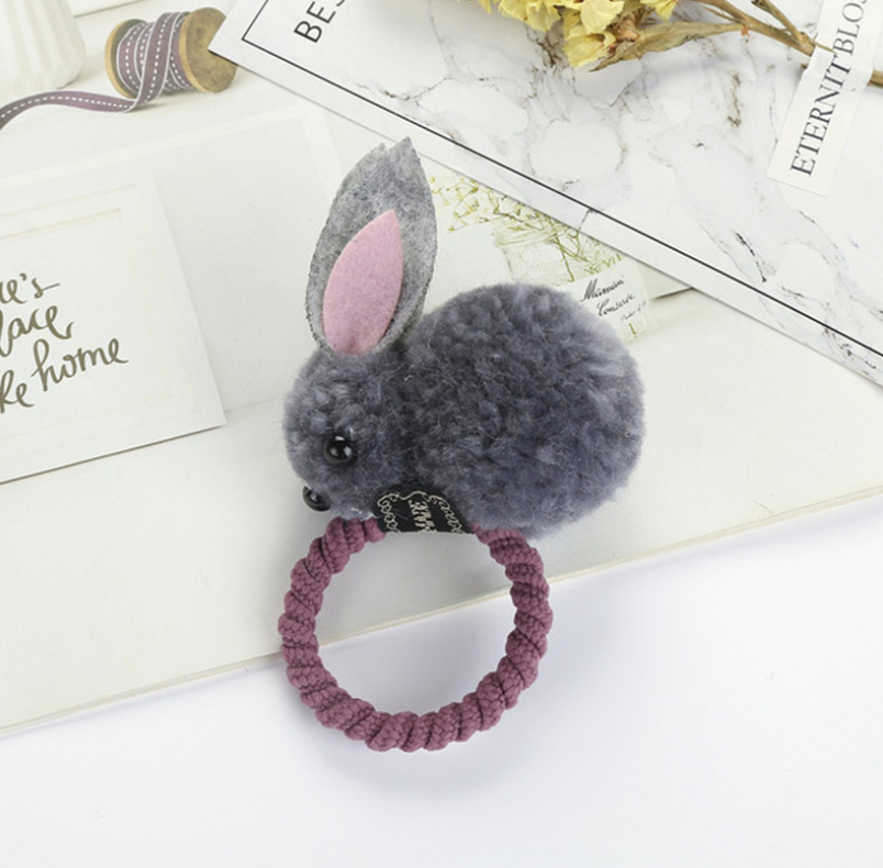 Bande de caoutchouc bunny tridimensionnelle mignon