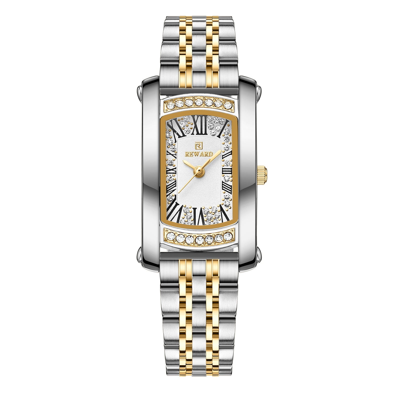 Fashion de luxe abordable Imperméable Femmes Square Quartz Wrist Watch