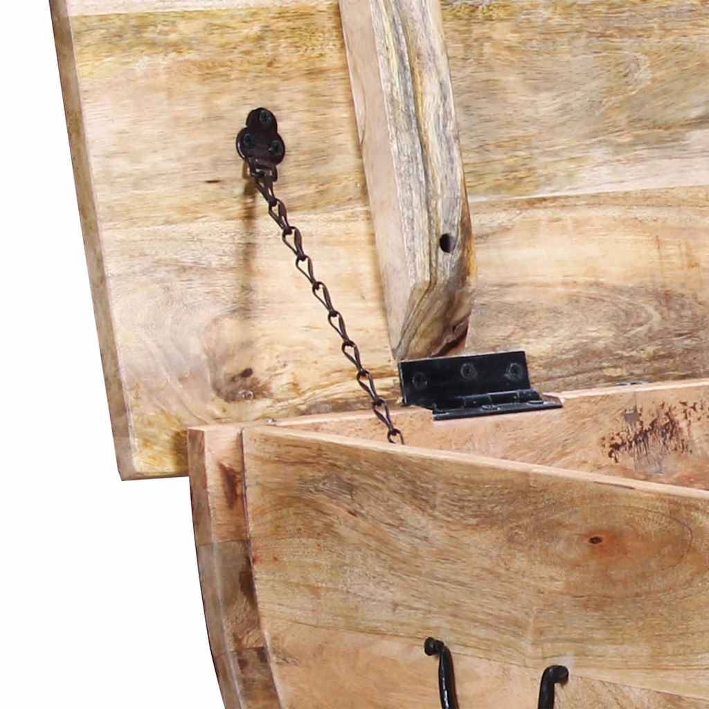Table de café Bois de mangue massif 88x50x40 cm