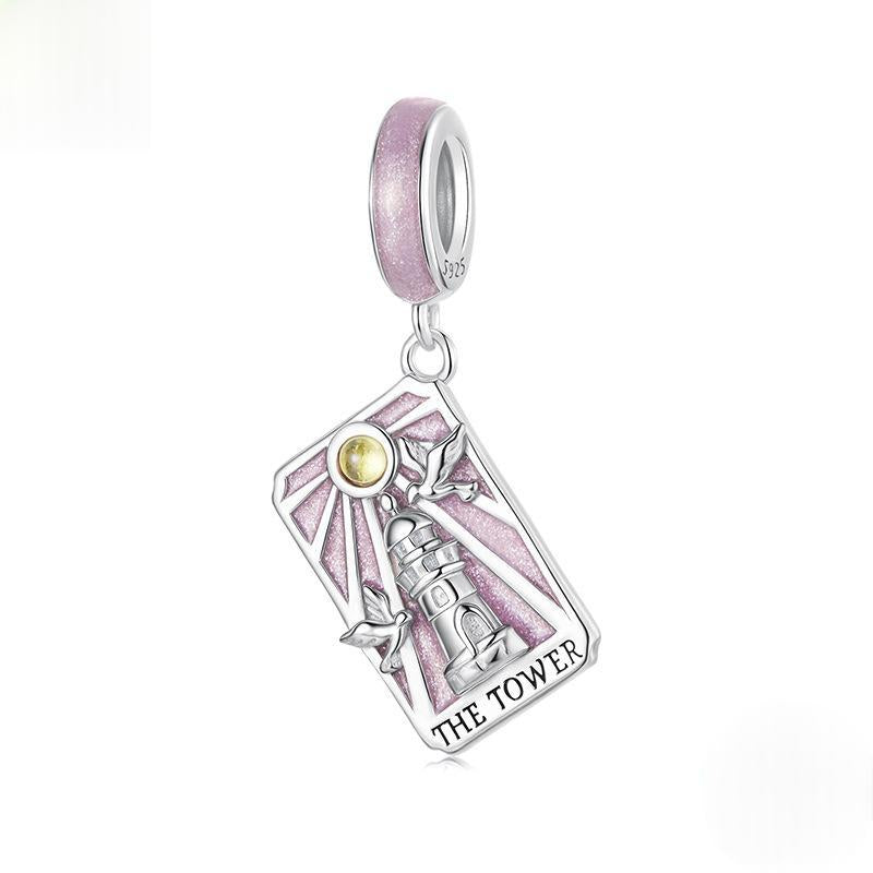 Carte de Tarot de style rétro Accessoires pendentif bricolage
