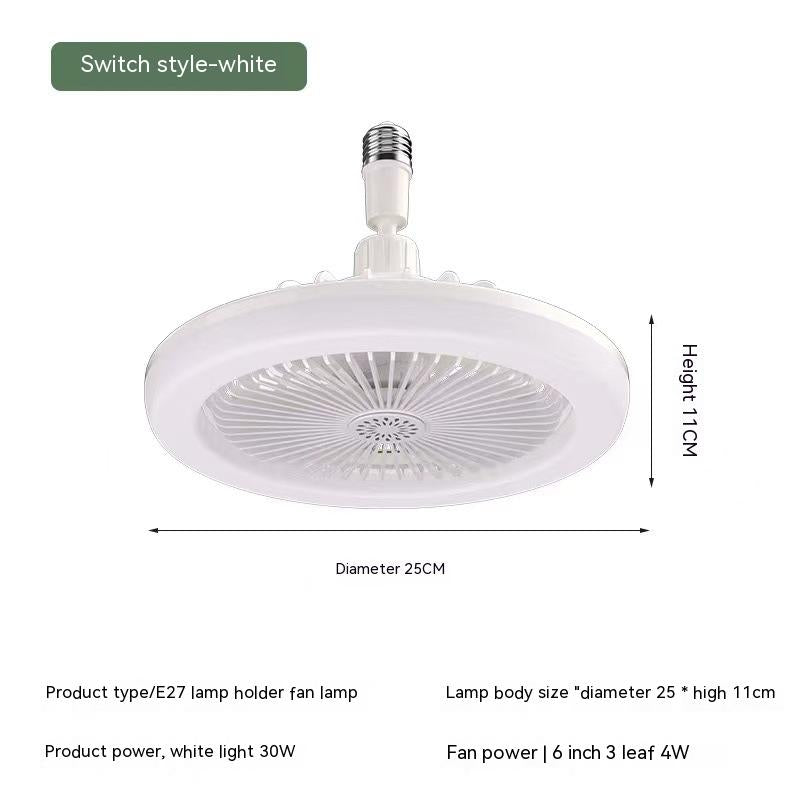 Télécommande E27 Vis réglable chambre à coucher aromathérapie Petit ventilateur lampe