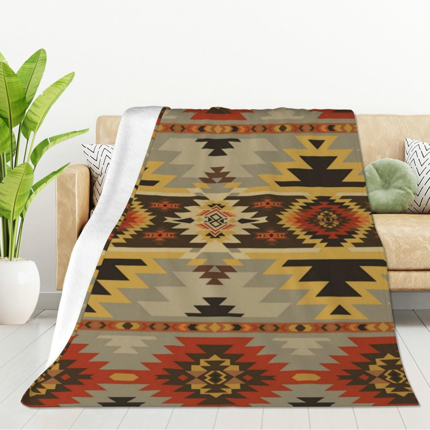 Blanket de style bohème pour literie confortable