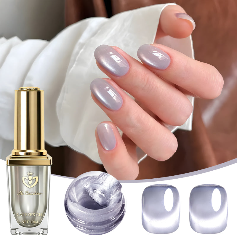 MsRainbow Starry Series Taro Grey Cat Eye Gel polonais 10ml