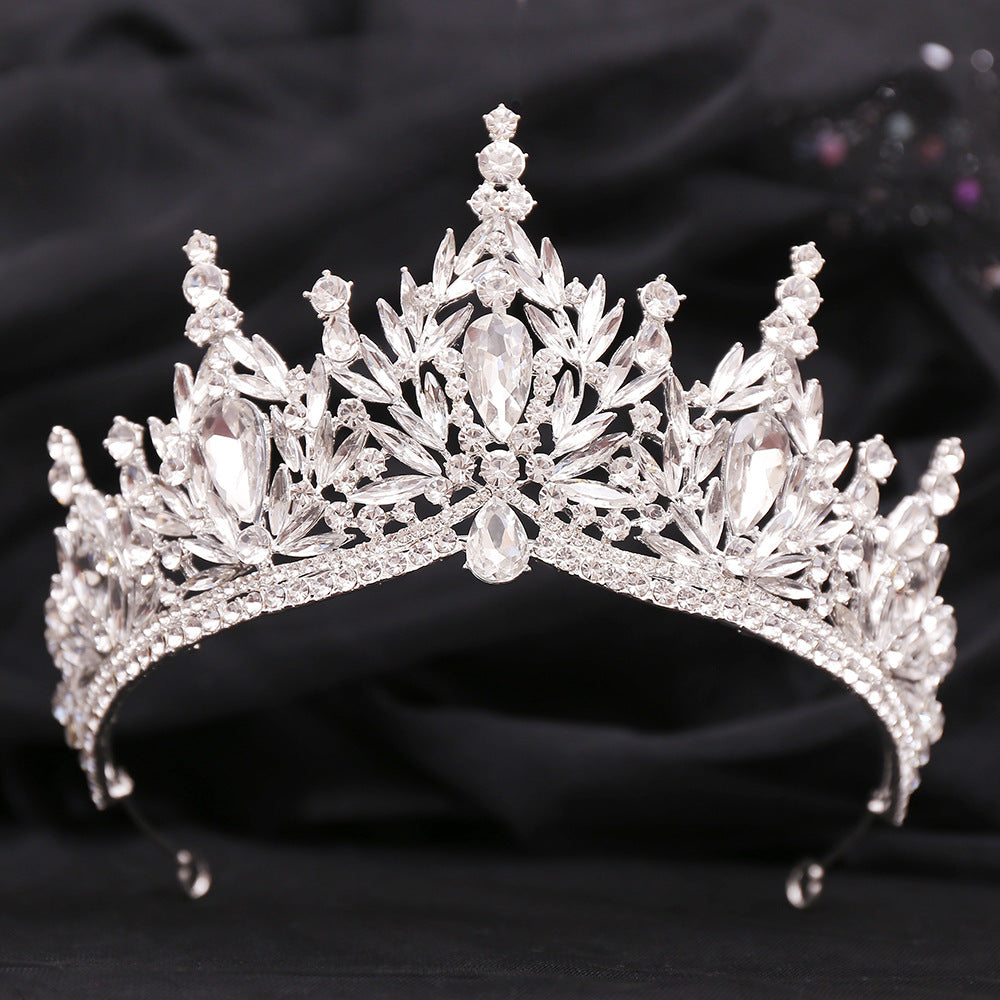 Coiffure de la Couronne en cristal nuptial Femme