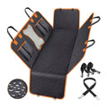 Couverture universelle de siège de voiture pour animaux de compagnie imperméable pour siège arrière avec fenêtre Mesh