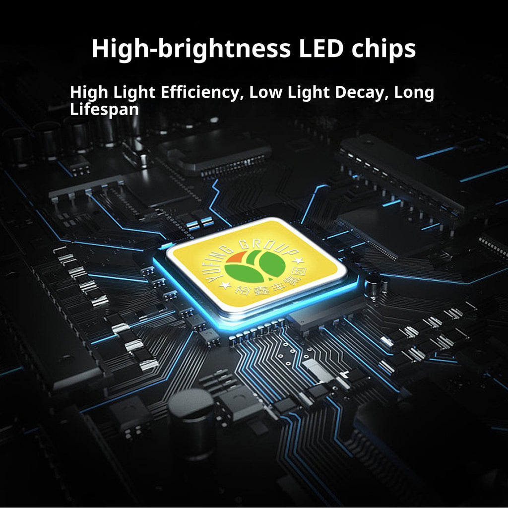 Phare de voiture LED haute puissance avec un système de refroidissement triple-cuivre