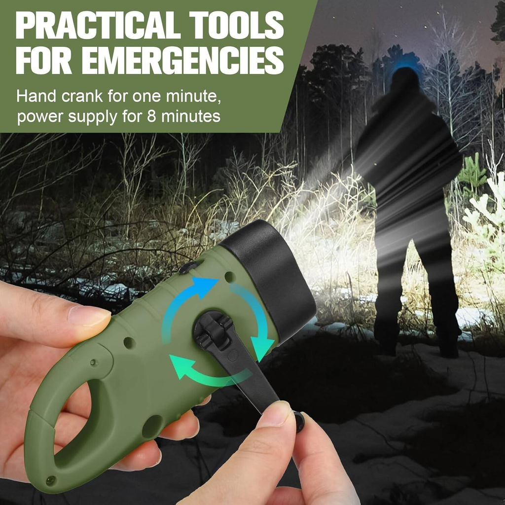 2-Pack Ensemble de torches solaires et mains cranes