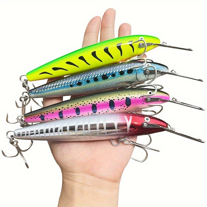 Tackle de pêche lumineuse de la langue de fer artisanale