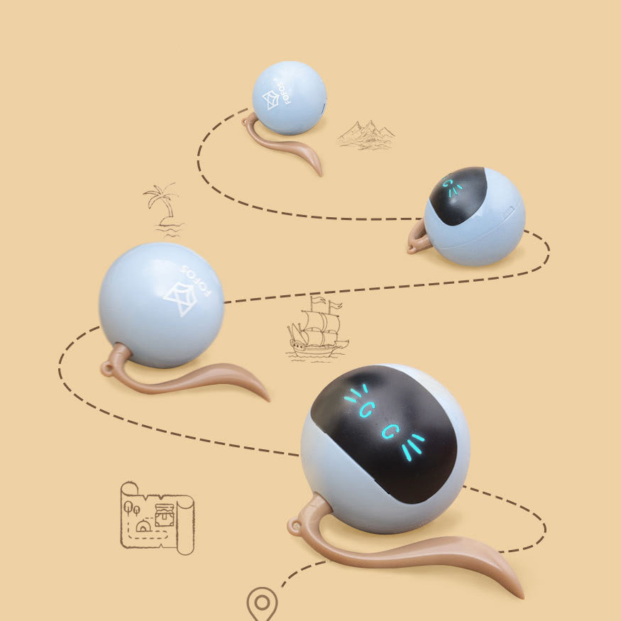 FOS Magic Ball Pet Électric Intelligent Cat Teaser