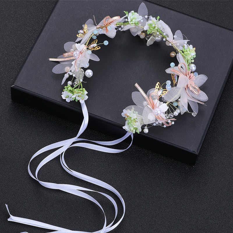 Ornements de la tête de couronne de fleurs pour enfants