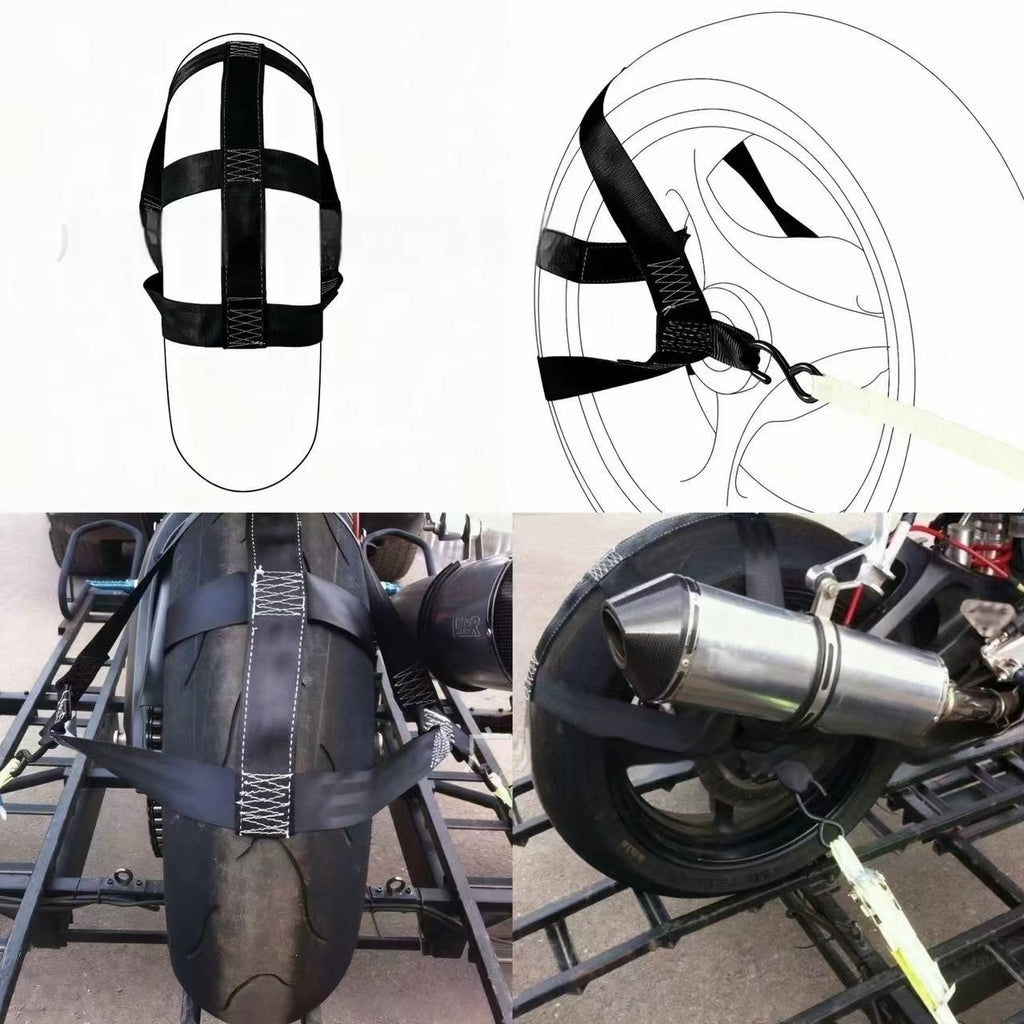 Porte-monnaie de pneus de moto Accessoire de sauvetage